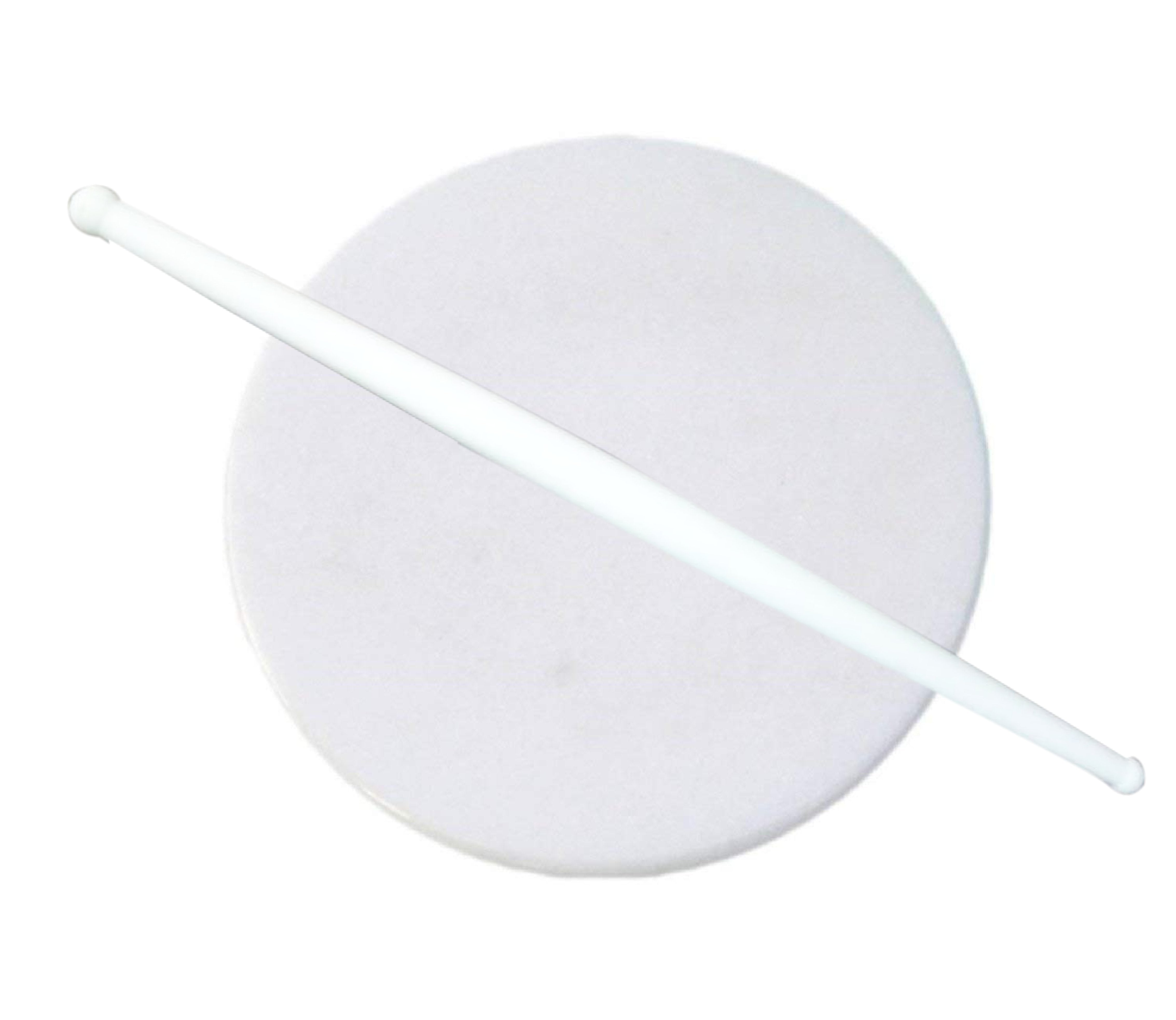 2136 White Plastic Rolling Belan For Chapati Making 2136 White Plastic Rolling Belan For Chapati Making